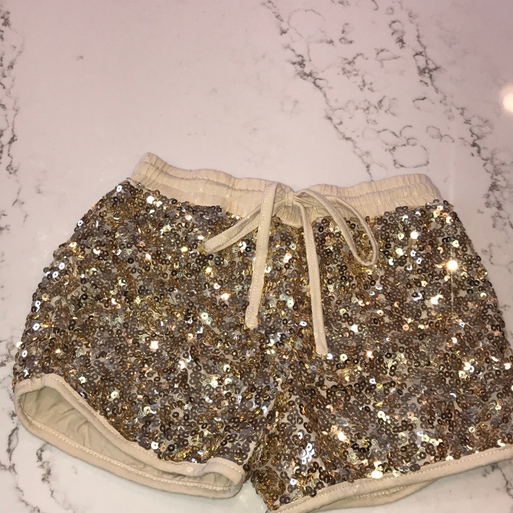 Joyfolie sequin shorts size 6